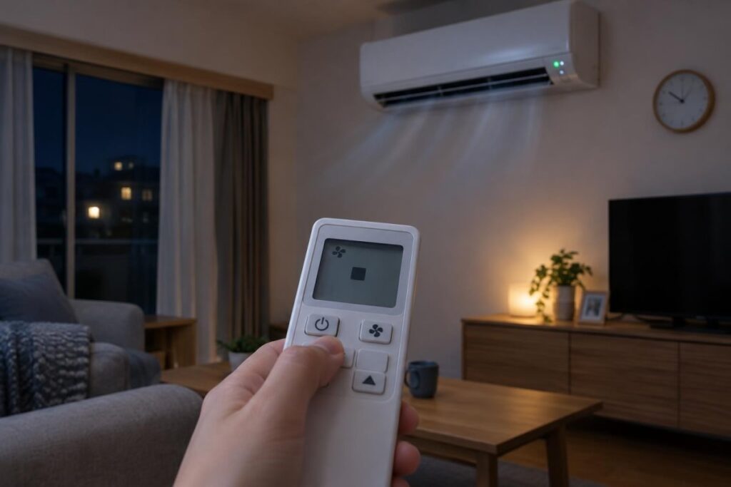 エアコンが切れない原因は？停止後も動く理由と故障の見分け方