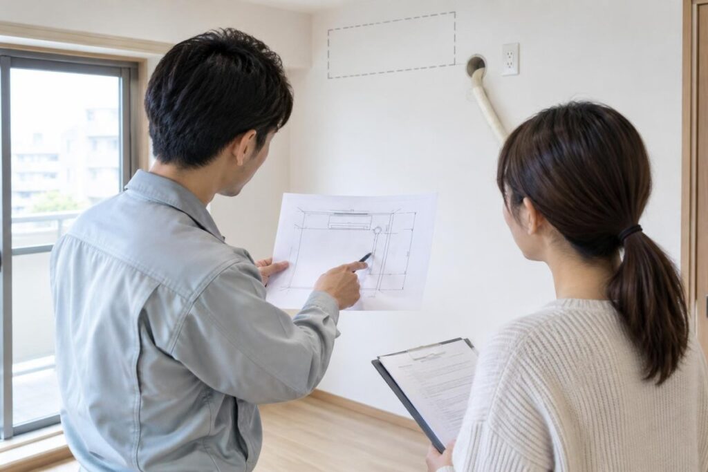 賃貸にエアコンを設置できる？穴あけ・増設・原状回復の確認ポイント
