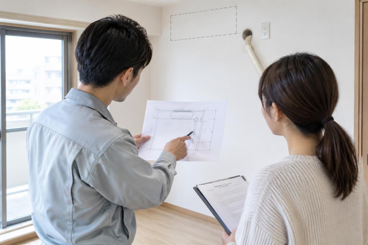 賃貸にエアコンを設置できる?穴あけ・増設・原状回復の確認ポイント